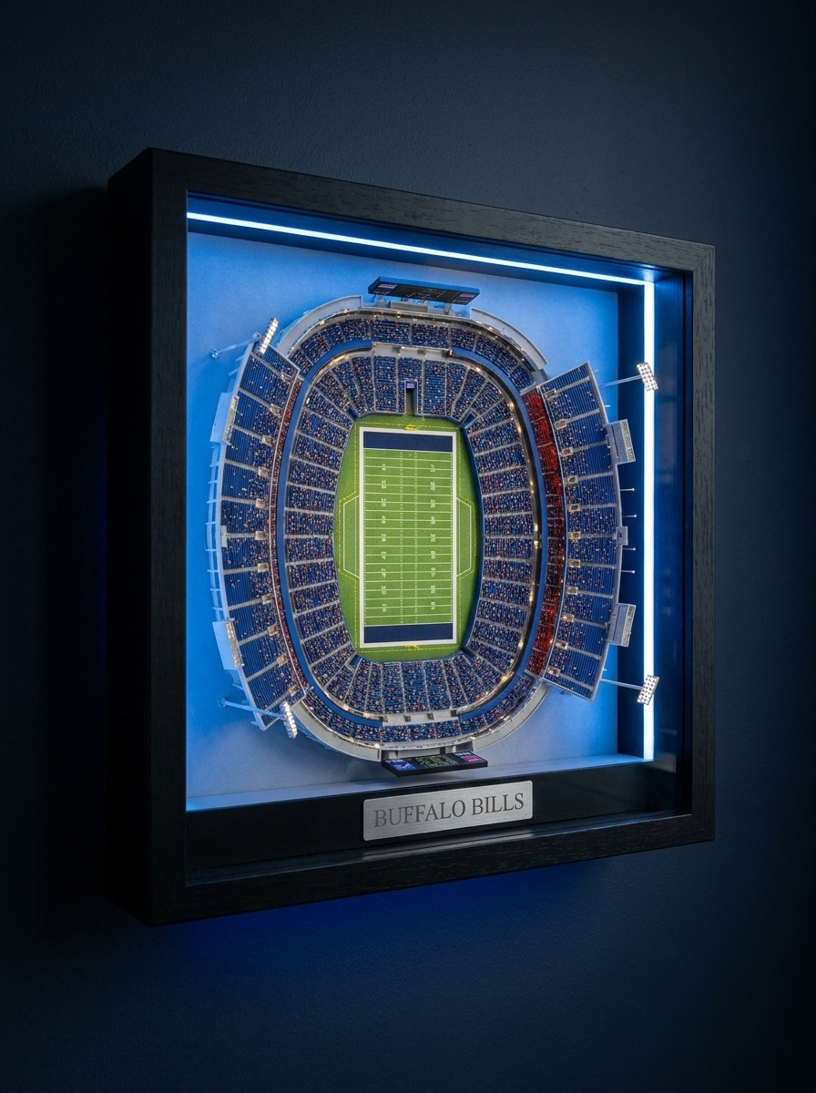 The Stadium Vault™ — 3D LED Stadium Wall Art