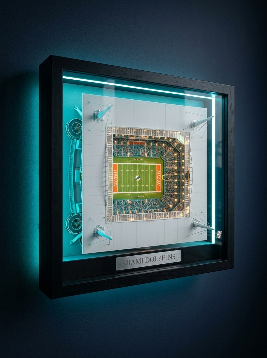 The Stadium Vault™ — 3D LED Stadium Wall Art