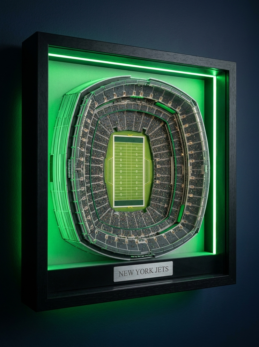 The Stadium Vault™ — 3D LED Stadium Wall Art