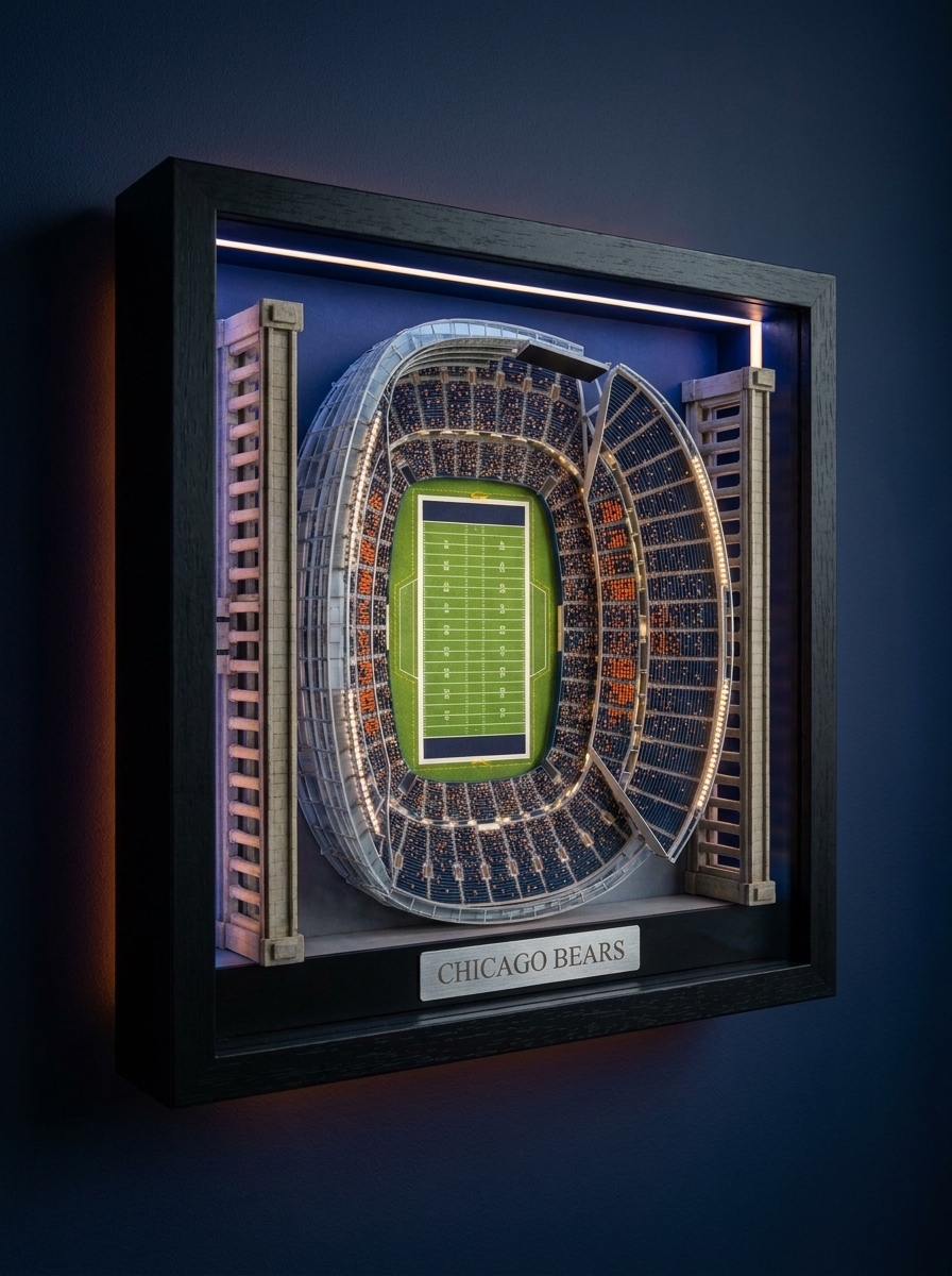 The Stadium Vault™ — 3D LED Stadium Wall Art