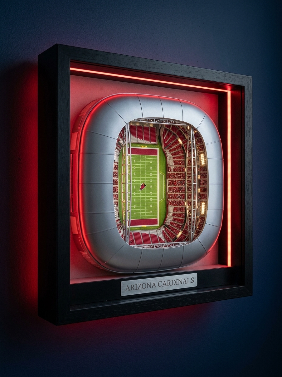 The Stadium Vault™ — 3D LED Stadium Wall Art