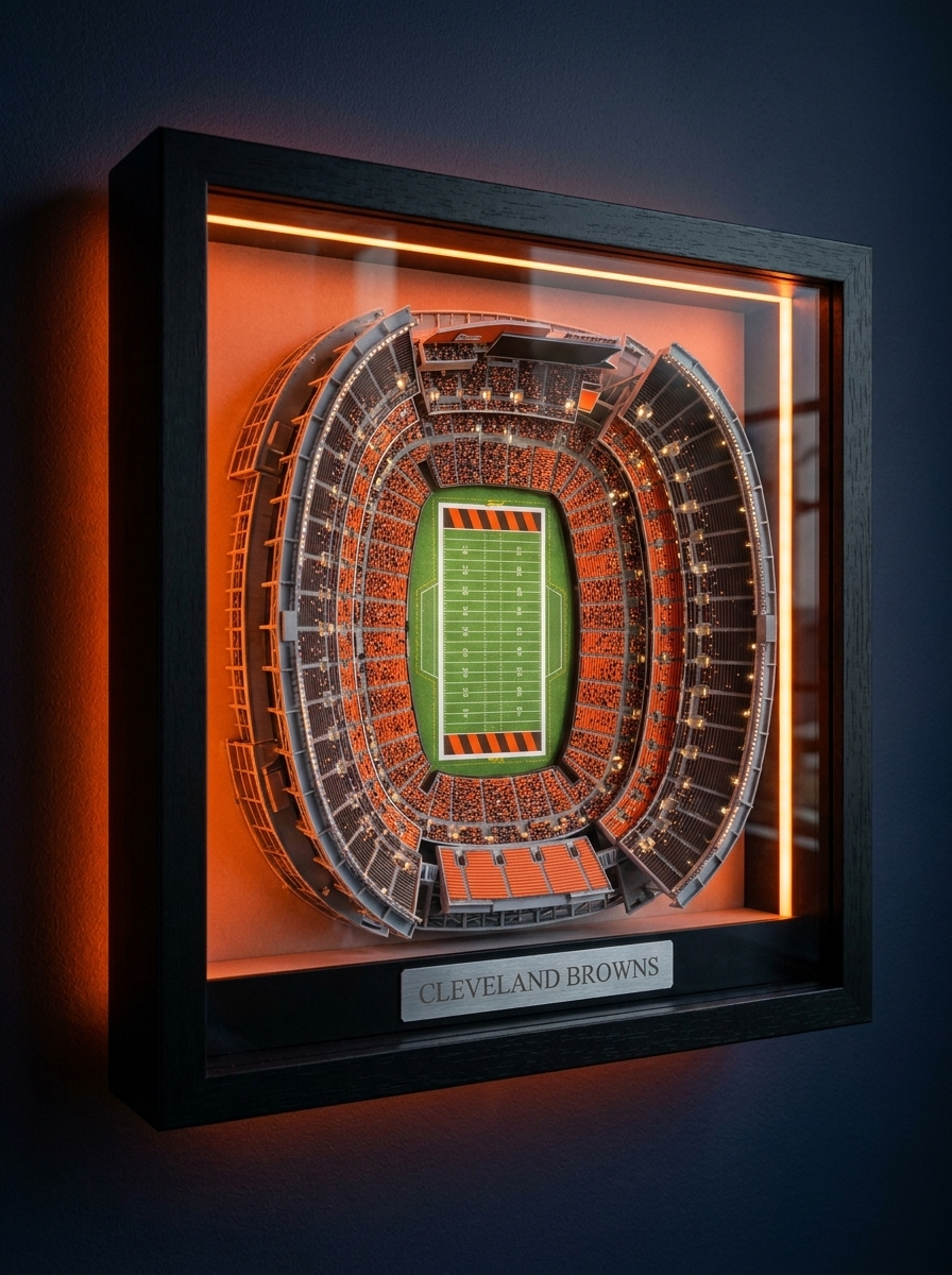 The Stadium Vault™ — 3D LED Stadium Wall Art