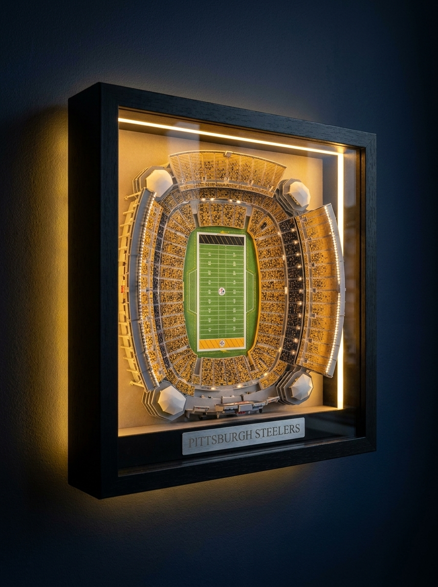 The Stadium Vault™ — 3D LED Stadium Wall Art