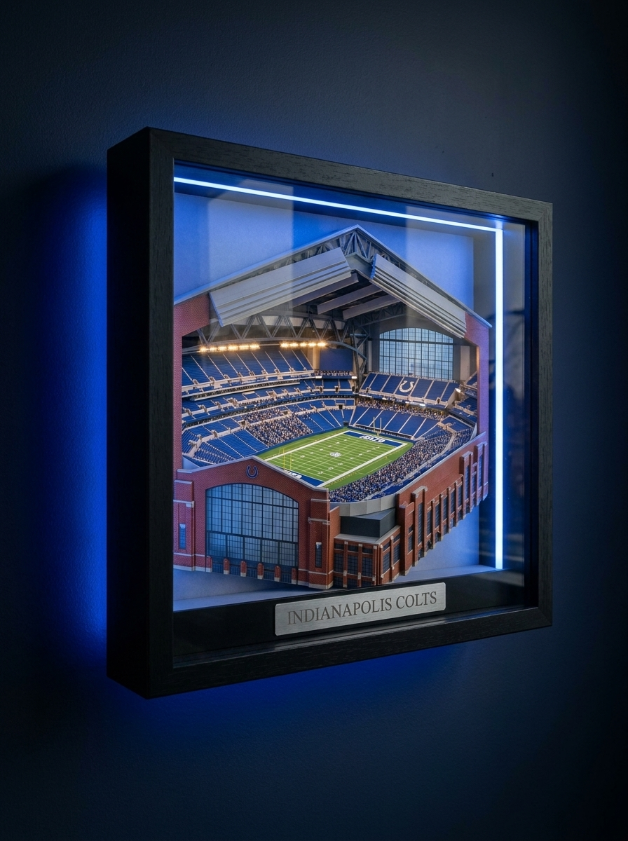 The Stadium Vault™ — 3D LED Stadium Wall Art