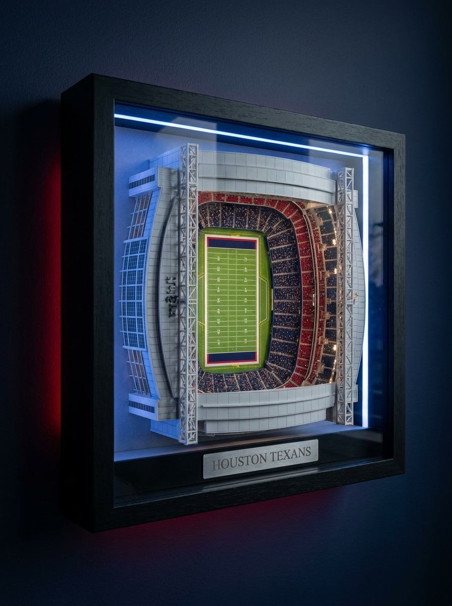 The Stadium Vault™ — 3D LED Stadium Wall Art