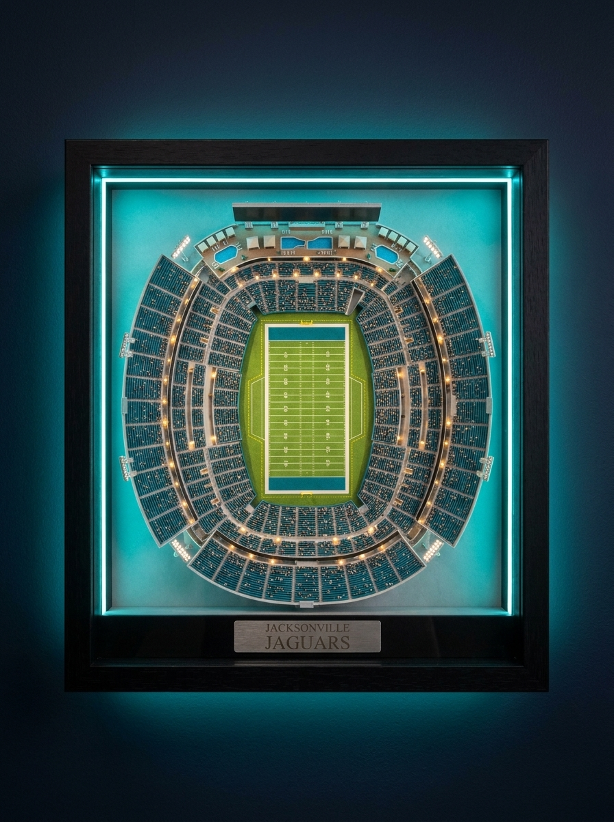 The Stadium Vault™ — 3D LED Stadium Wall Art