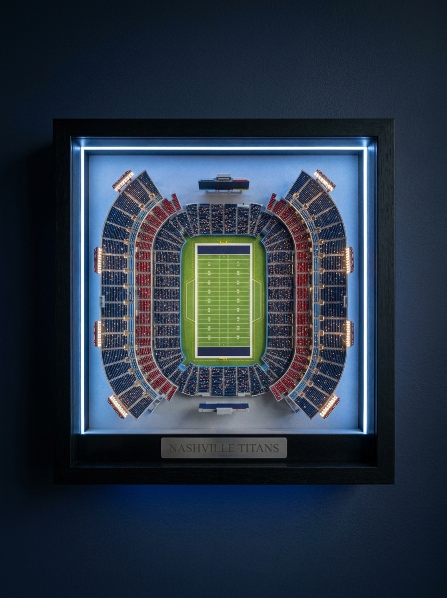 The Stadium Vault™ — 3D LED Stadium Wall Art