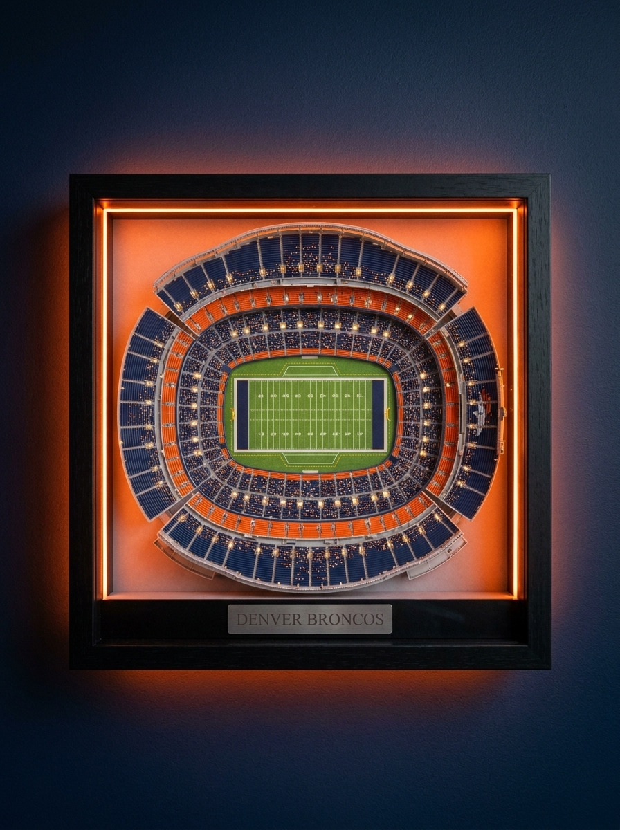 The Stadium Vault™ — 3D LED Stadium Wall Art