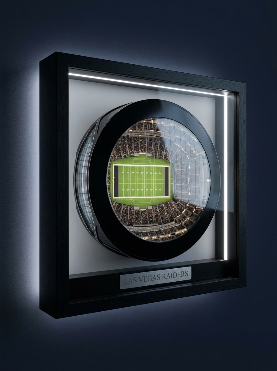 The Stadium Vault™ — 3D LED Stadium Wall Art