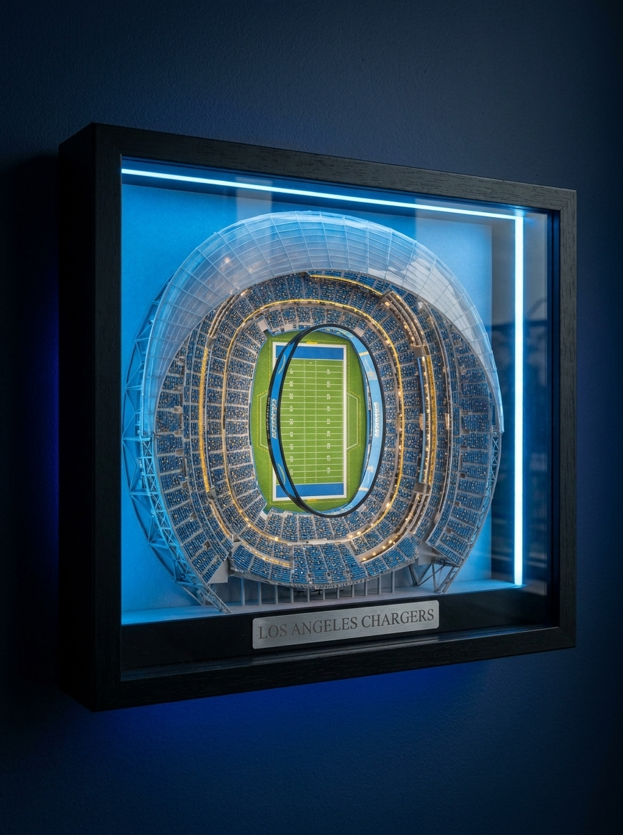 The Stadium Vault™ — 3D LED Stadium Wall Art