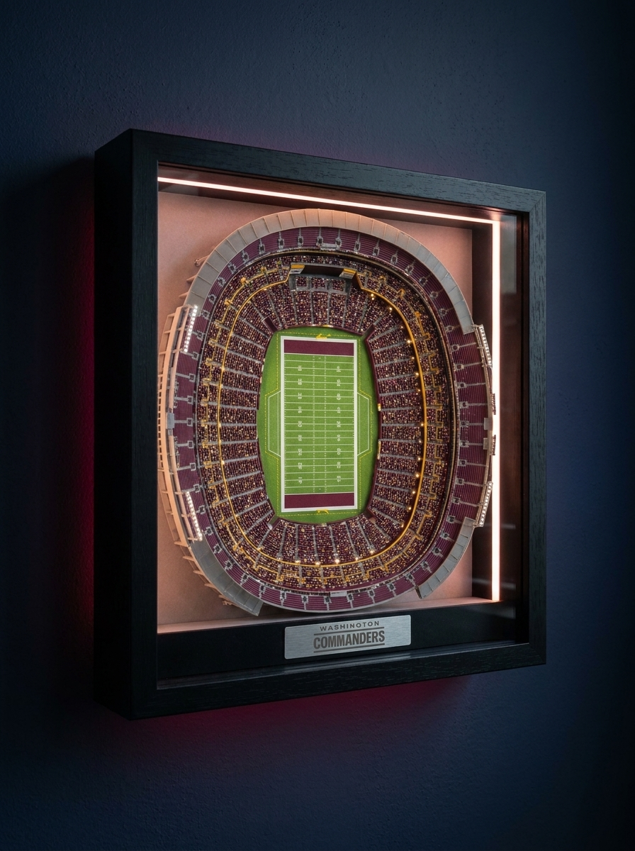 The Stadium Vault™ — 3D LED Stadium Wall Art