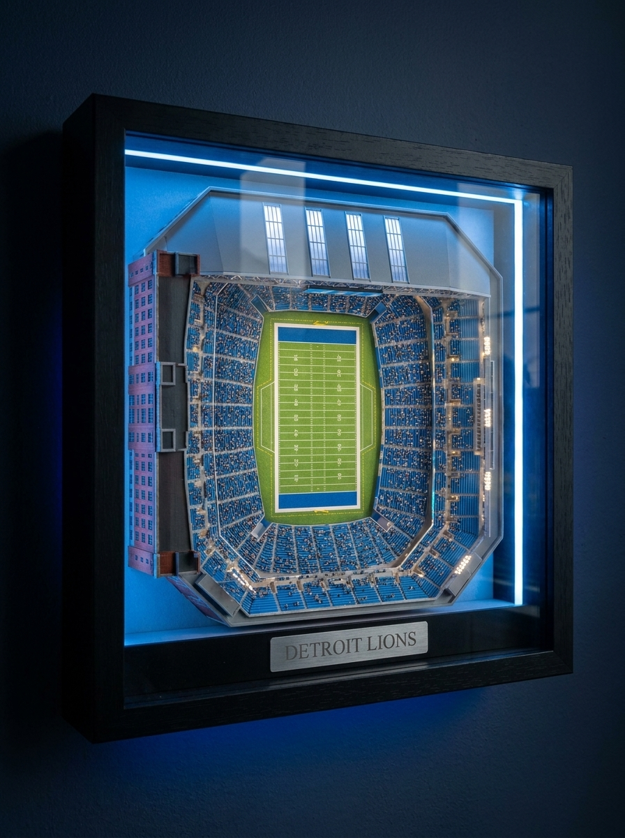 The Stadium Vault™ — 3D LED Stadium Wall Art