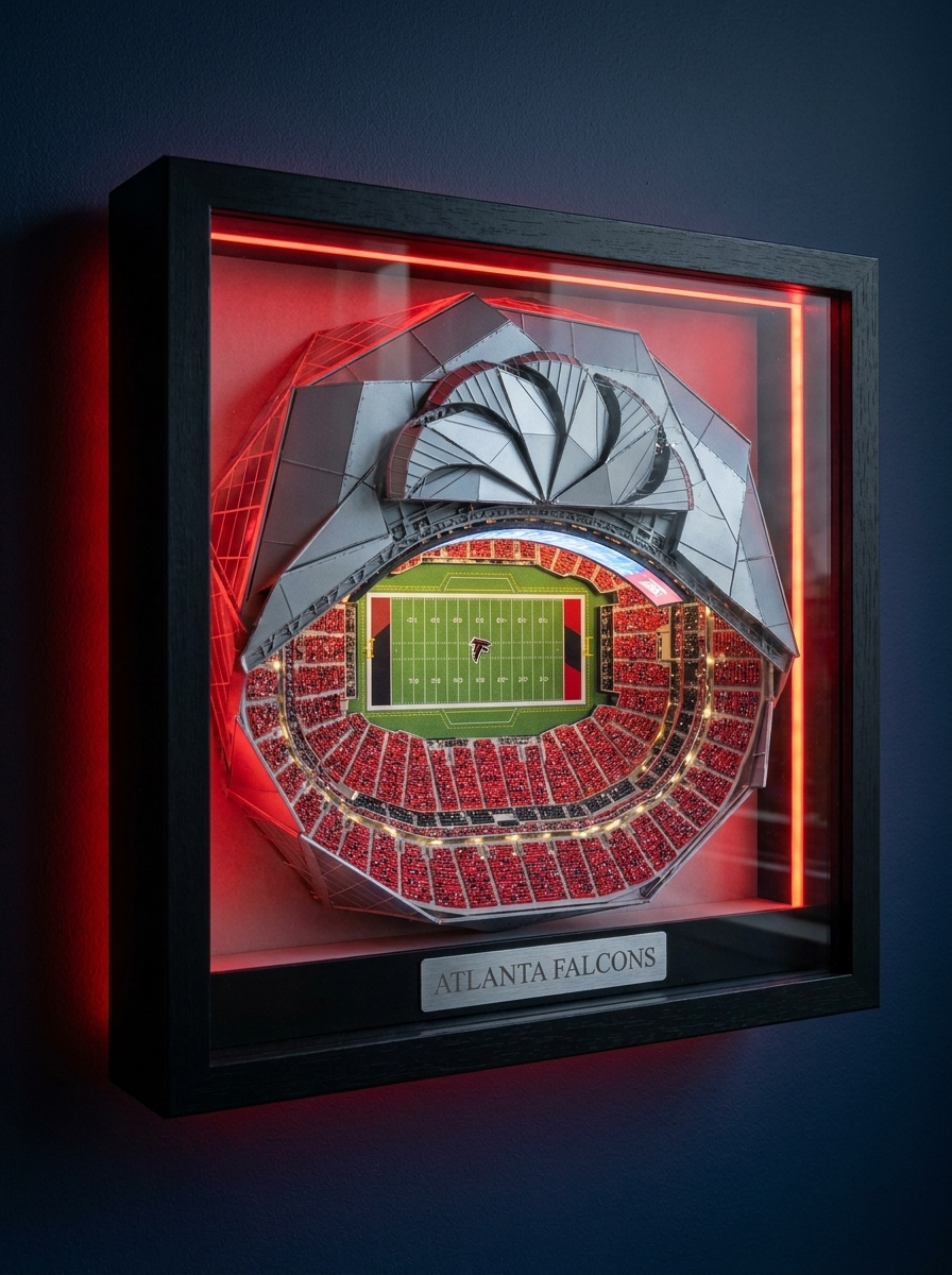 The Stadium Vault™ — 3D LED Stadium Wall Art