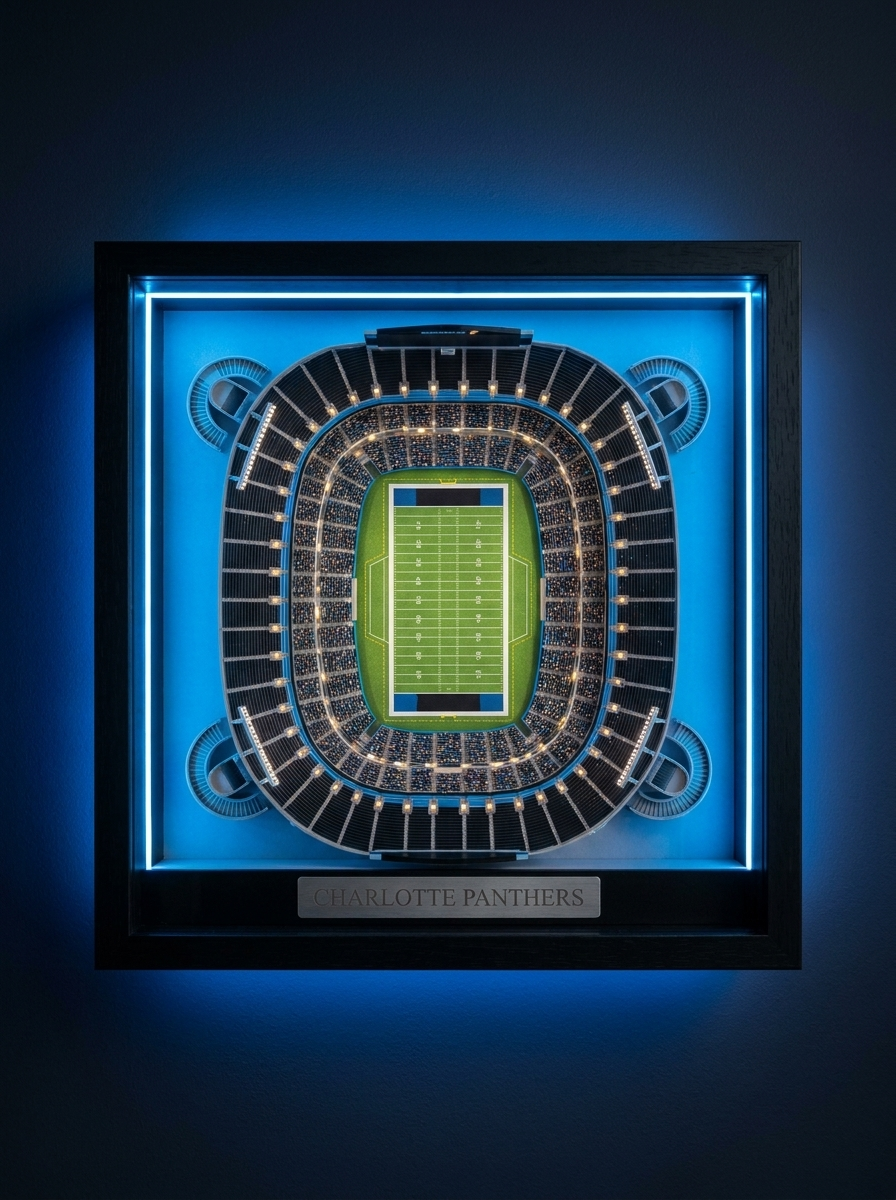 The Stadium Vault™ — 3D LED Stadium Wall Art