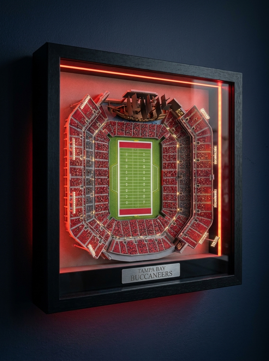 The Stadium Vault™ — 3D LED Stadium Wall Art